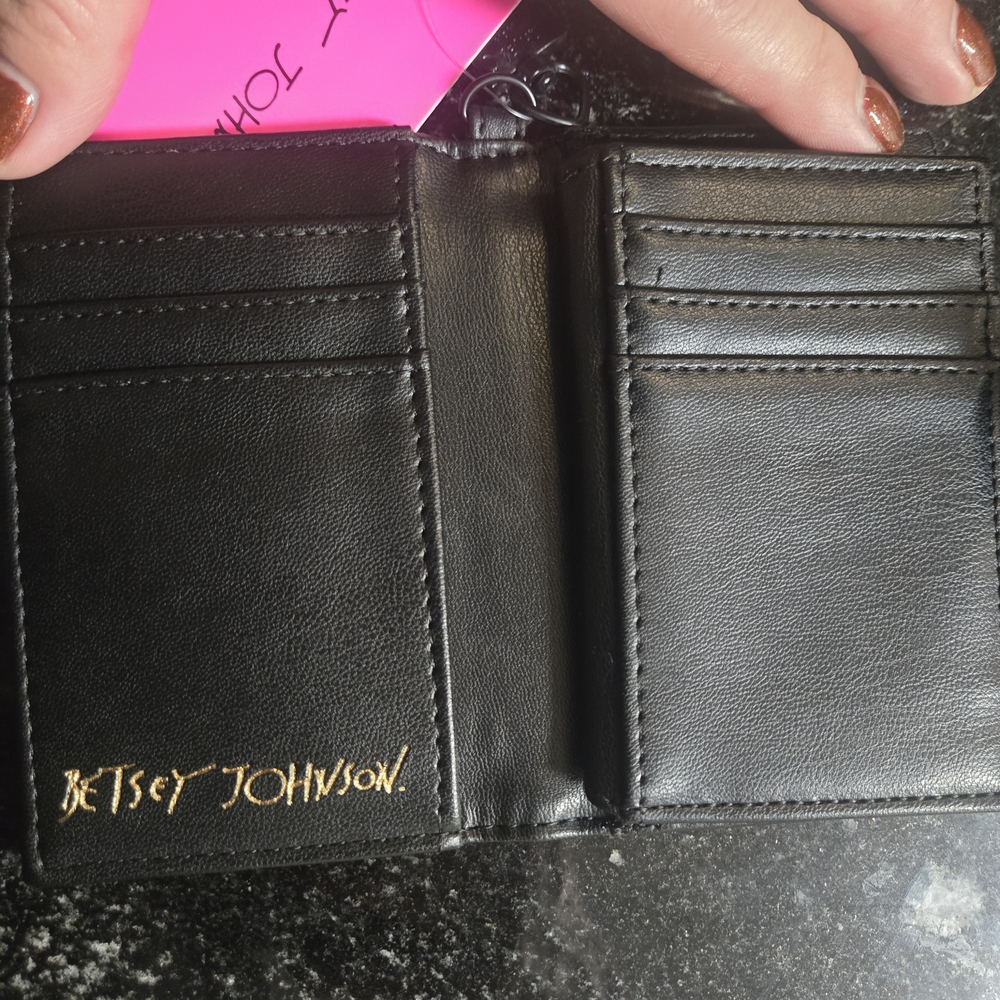 Betsey Johnson Floral and Leopard Print Wallet - Picture 4 of 5